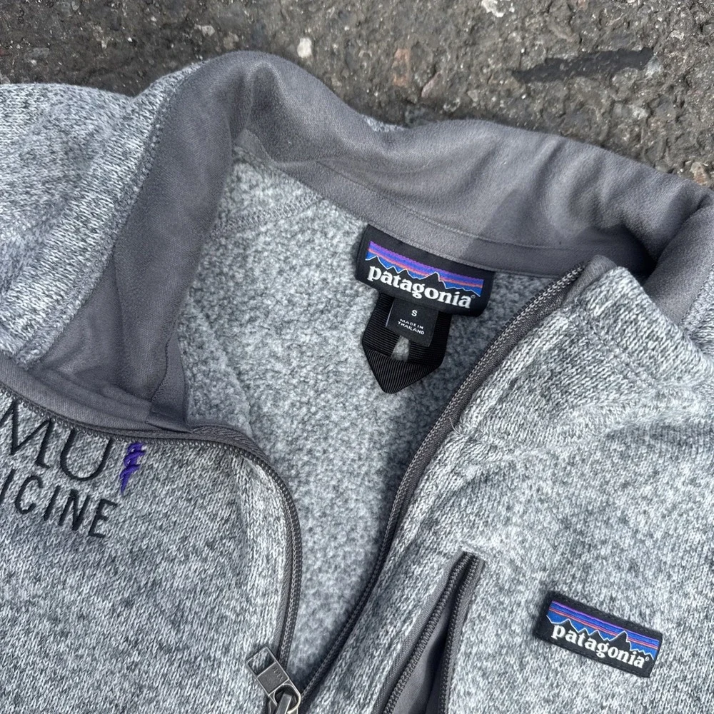 Patagonia Men's Sweater Quarter Zip‎ Pullover Fleece Small Activewear Gorpcore - Picture 5 of 8